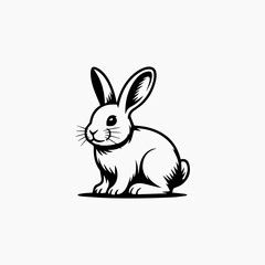 Obraz premium vector illustration of a bunny