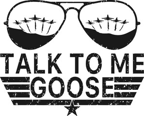 Talk to me goose SVG, flying dad SVG © Mercy