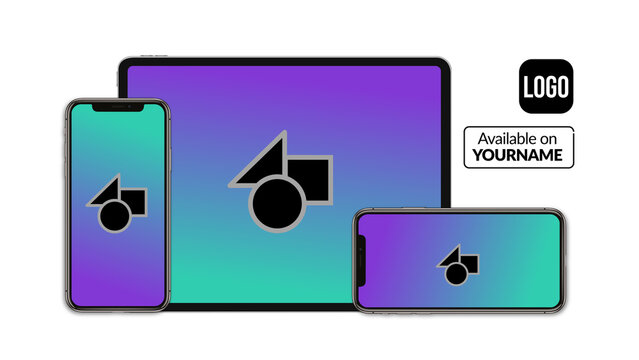 Responsive Devices 6 &ndash; Desktop Laptop Tablet Smartphone Screen Presentation, Multi Device Display Animation, Responsive Website and App UI UX Showcase Template