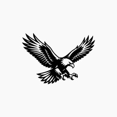 Obraz premium eagle with wings vector