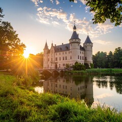 Obraz premium Schloss am See