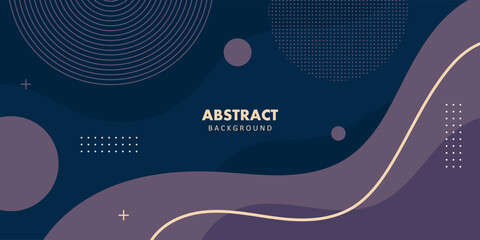 Abstract background. Banner template. colorful (color) fluid wave. design for greeting card, poster, banner, social media post. Vector illustration © Ammarit