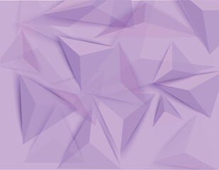 Fototapeta premium Abstract Purple Low Poly Geometric Background Design