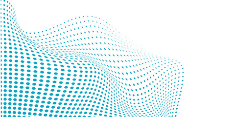 Transparent Vector Gradient Blue Color Halftone Background Staggered Dots Pattern modern dotted. dot vector