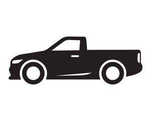 Pickup Truck Silhouette Icon