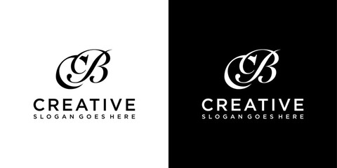 CB or BC initial letter logo design vector © Kurniawan