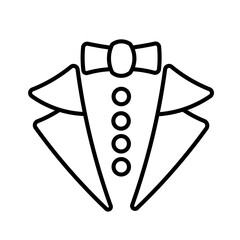 Suit icon isolated sign symbol vector illustration - high quality vector icons