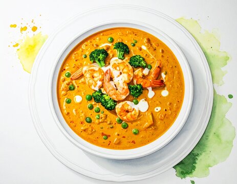 Chingri Malaikari - Prawn Coconut Curry
