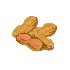 Obraz premium Peanuts Natural Food – Fresh Groundnut Seeds Rich in Protein and Nutrition.Suitable for concepts of healthy food, agriculture, traditional cuisine, organic products, and natural ingredients.