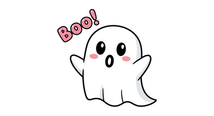 Fototapeta premium Cute Ghost 