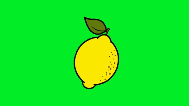 Animation of lemon
