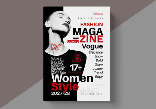 Fashion Magazine Cover Design