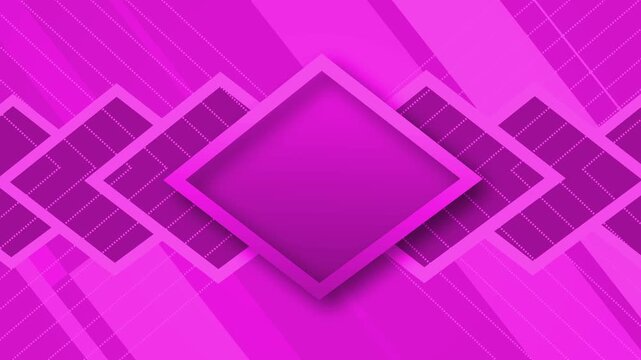 Vibrant geometric diamond background animation