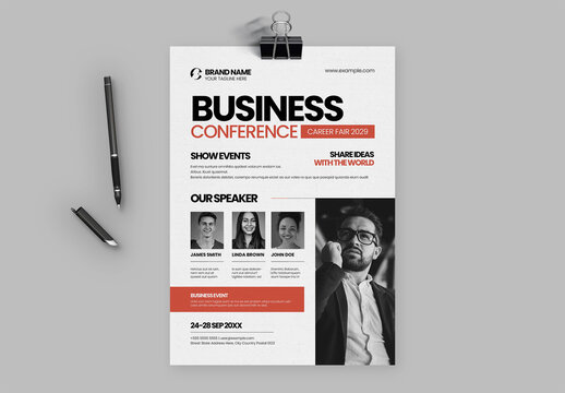 Professional Business Conference Flyer Template