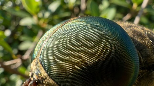 Insect Compound Eye Macro Detail