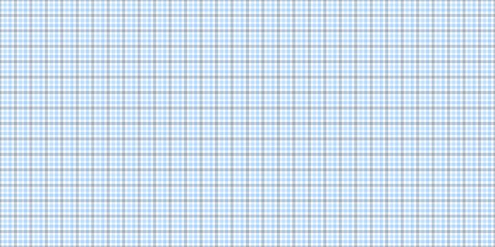 Light blue and grey plaid pattern background. Seamless checkered tartan texture for men's fashion, stationery, and minimalist graphic design.