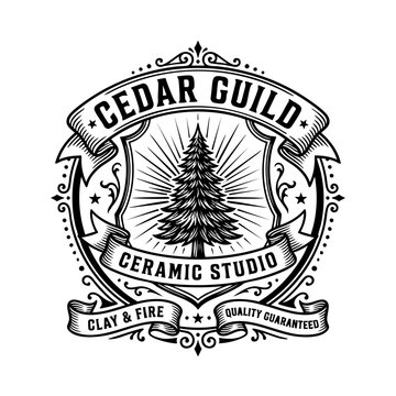 Cedar Guild Ceramic Studio Logo.