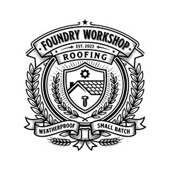 Foundry Workshop Roofing Logo.