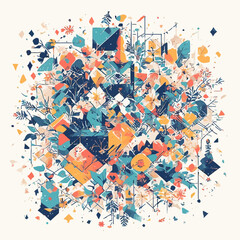 Naklejka premium special pattern design very cool