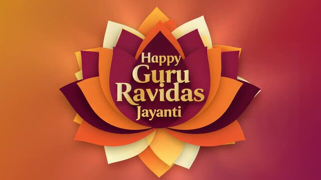 Happy Guru Ravidas Jayanti Background Vector Design
