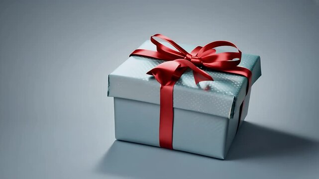 Vertical looping video featuring pattern holiday gift boxes bows arranged gray background perfect seasonal promotions sales content