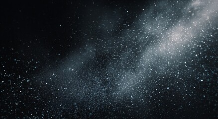 Fototapeta premium Star field sprinkled across dark cosmic night expanse