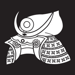 家紋　兜紋のベクターデータ