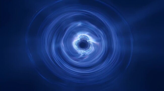 Abstract swirling blue vortex drawing the viewer into a hypnotic realm