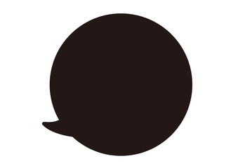 Simple speech bubble