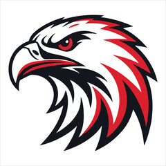 Obraz premium Eagle head vector logo 