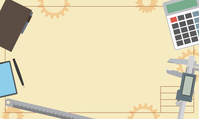 測定器具のフレームイラスト