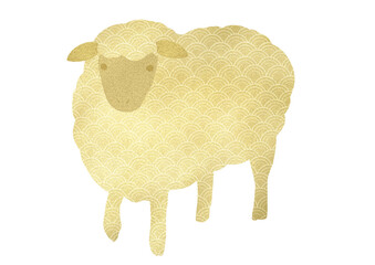 かわいい羊のイラスト素材