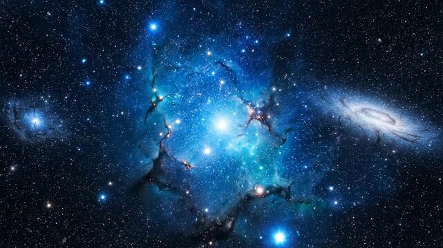 Stunning Cosmic Vista - A Celestial Symphony of Stars and Galaxies.