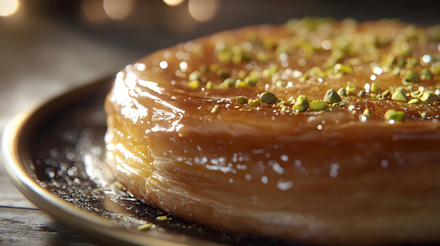 baked apple pie with almonds
