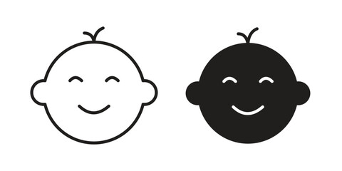 Obraz premium Baby icon collection. Vector design pack