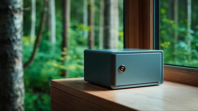 Compact portable safe for home security and travel storage