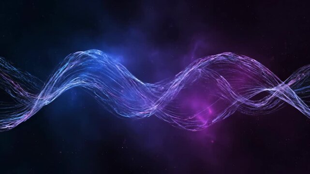 Abstract Vibrant Light Waves in Motion for Digital Art and Technology Projects