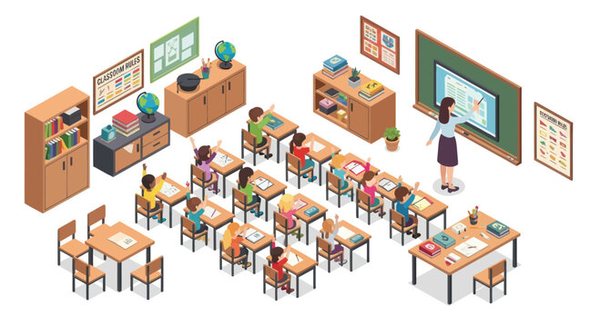 Isometric Classroom Images – Browse 13,069 Stock Photos, Vectors, and ...