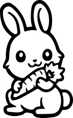 cute rabbit bunny cartoon character