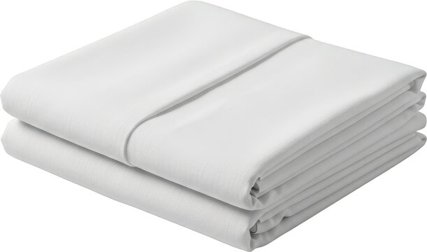 Folded White Ihram Towels for Pilgrimage