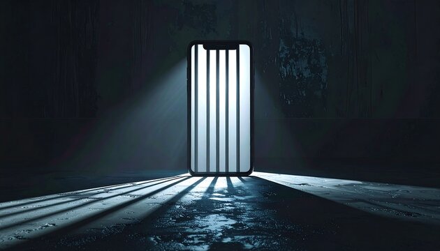 Mysterious Doorway with Radiant Light