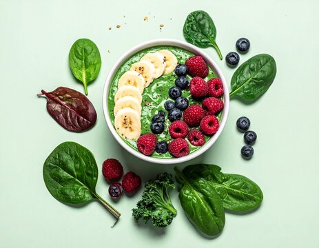 smoothie, leafy veget