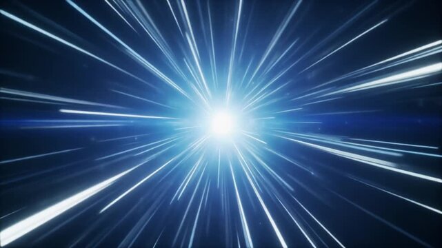 強い放射光を放つエネルギーコア（青白パレット）