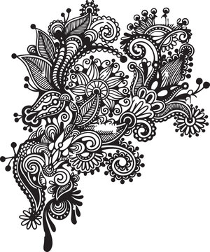 Flower bukeh vector design