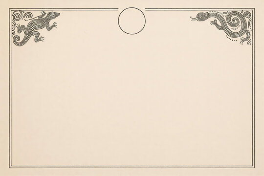 Certificate dan grade diplom karate. Old vintage diplom paper, with frame texture background art design.