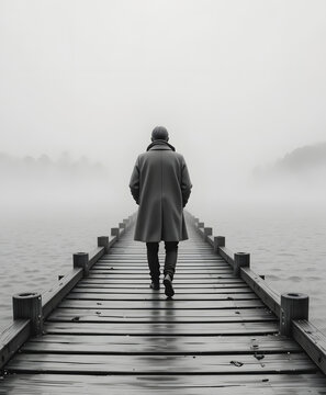 Foggy Pier Gazer
