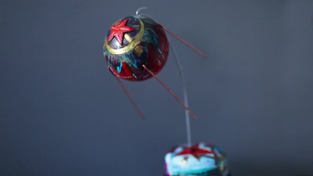 Sputnik, the first spacecraft to fly into space and orbit the planet Earth