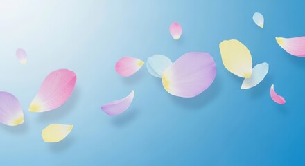 Falling Flower Petals