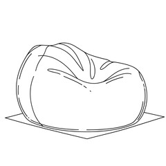 Hand drawn apple illustration with worm and leaf sketch style cartoon vector art