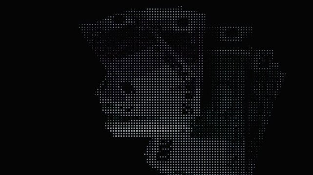 Pixel Art Money Falling Animation: 8-Bit Cash Banknotes Dropping on Table for Business, Finance, and Crypto Success Concepts - Retro Style Wealth and Profit Motion Graphics Loop
